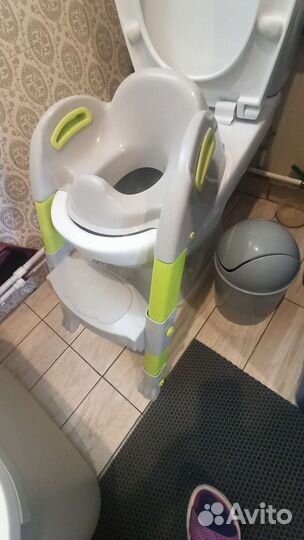 Детская Сидушка на унитаз со ступенькой