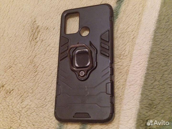 Чехол Honor 9A с кольцом подставкой, противоудар