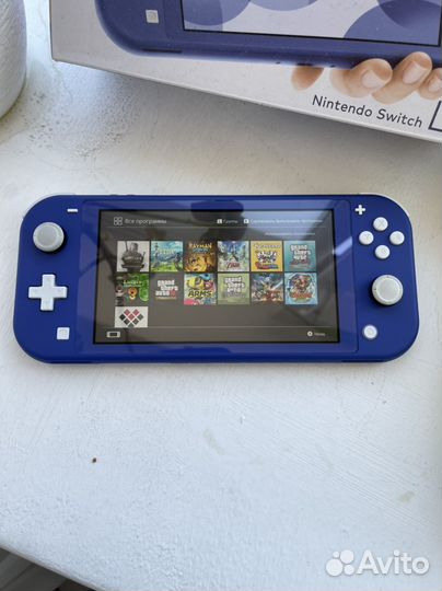 Nintendo switch lite прошитая 256гб