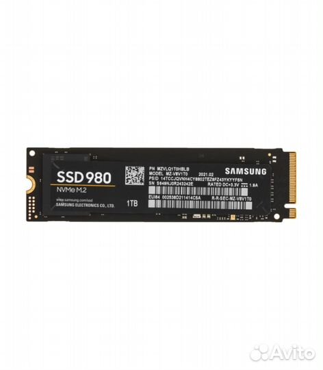 1 тб SSD M.2 накопитель Samsung 980 (MZ-V8V1T0BW)