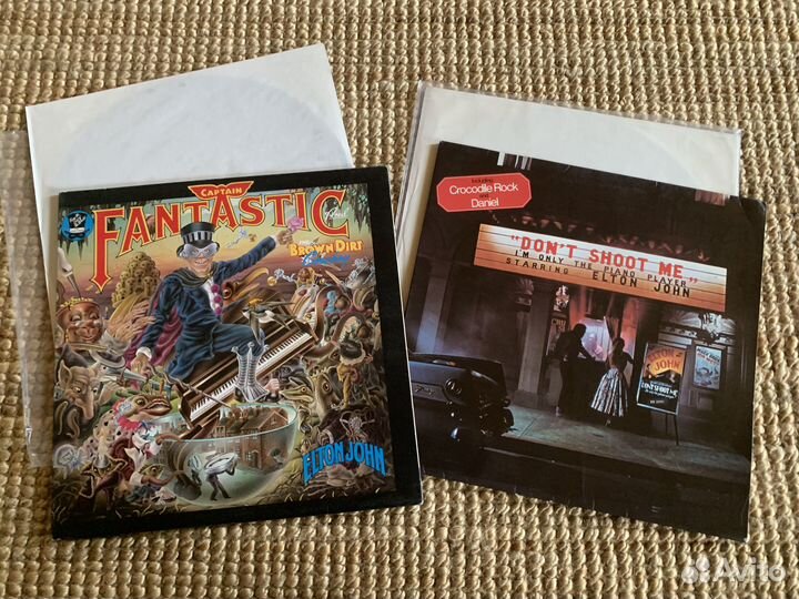 Elton John Captain Fantastic + Dont Shoot Me винил