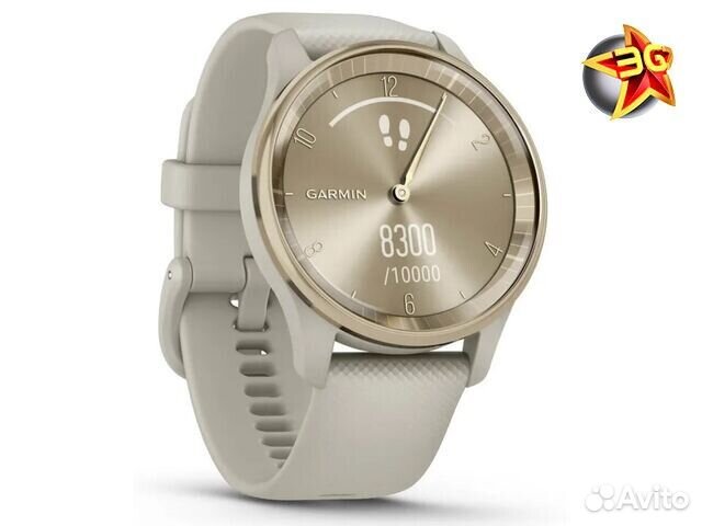 Часы Garmin Vivomove Trend Cream Gold