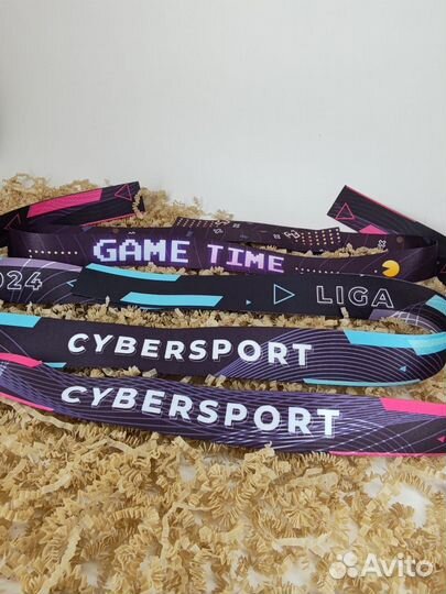 Печать на лентах, лента с лого, лента для медали