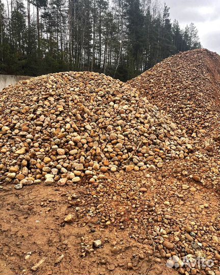 Щебень гравийный с доставкой