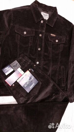 Вельветовый Костюм, Montana M-4806-3 коричневый