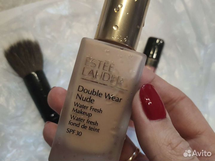 Тональный estee lauder double wear + Кисть N. 1
