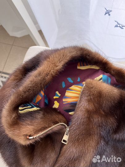 Норковая стола воротник