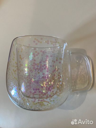 Кружка для чая с блестками