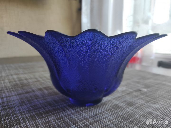 Салатник цветное стекло