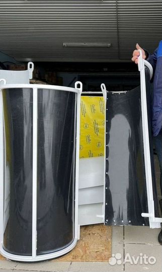 Пластиковый лоток автобетоносмесителя