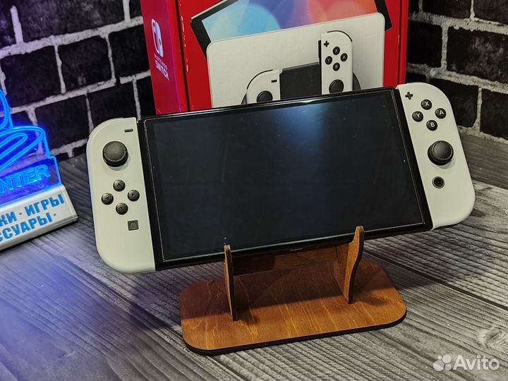Nintendo switch oled прошитая чип kefir 64+512gb