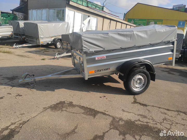 Прицеп Спутник Эксперт Zn 2013/48, тент 350 мм