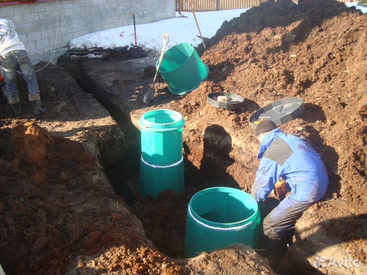 Установка септика под ключ