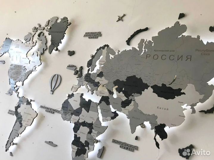 Карта мира и России с доставкой