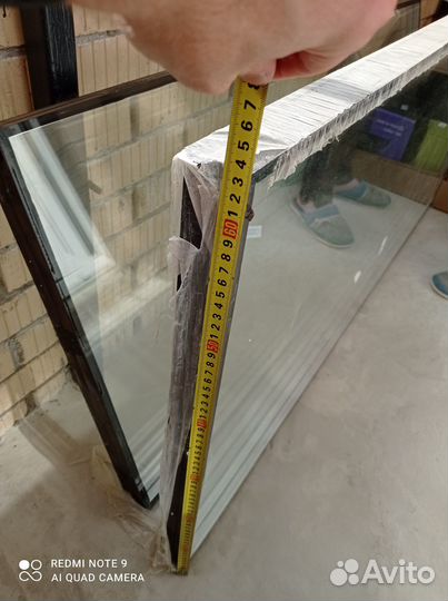 Стеклопакет двухкамерный без рамы