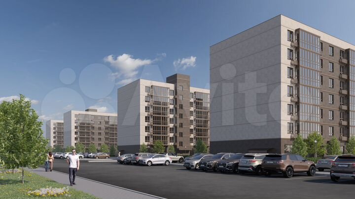 1-к. квартира, 42,7 м², 4/7 эт.