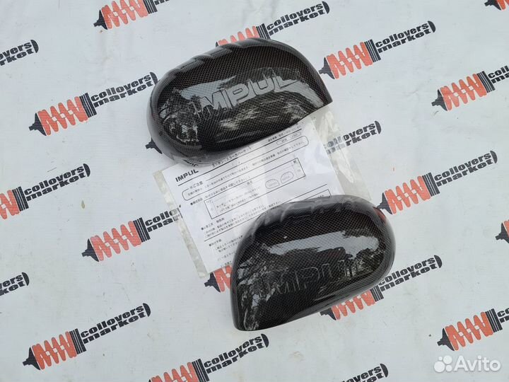 Карбоновые накладки на зеркала Impul