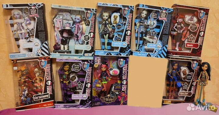 Куклы Монстр Хай, питомцы и аксессуары к ним