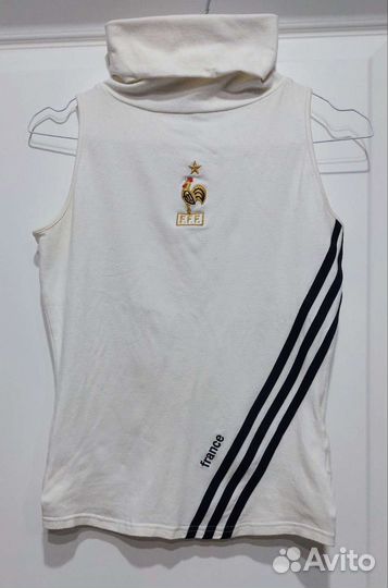 Adidas Футболка без Рукавов с Высоким Воротником