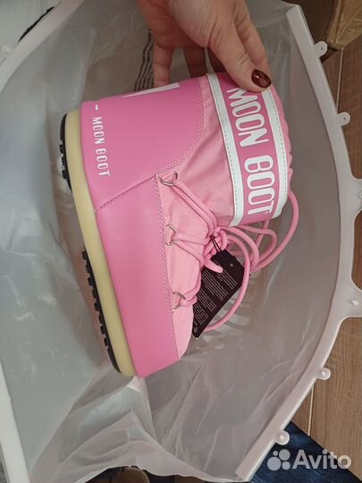 Луноходы Moon boot розовые