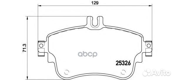 Колодки тормозные P50094 P50094 Brembo
