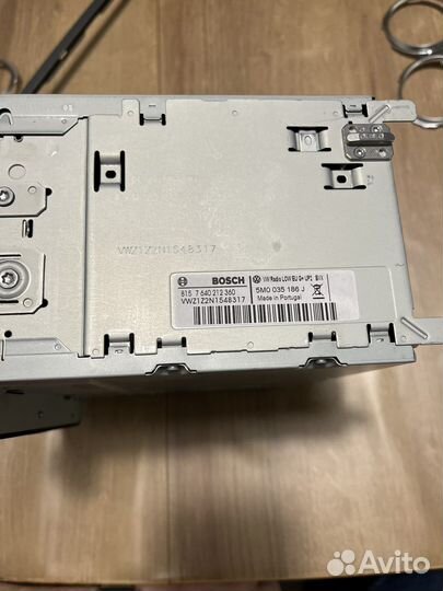 Штатная магнитола на volkswagen tiguan