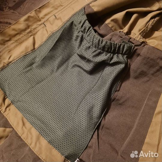 Горка 3м на замке и ленточных пуговицах, хаки