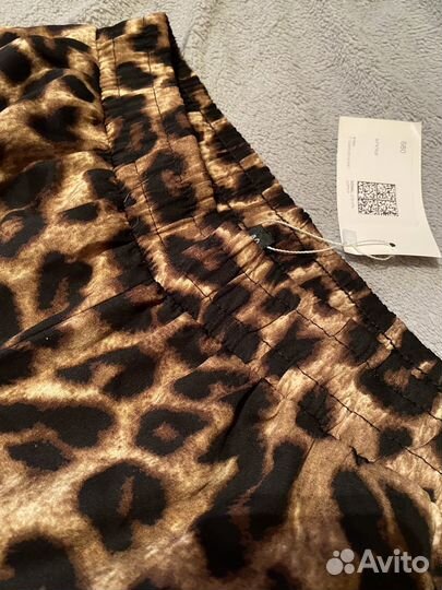 Брюки леопард. 48 размер