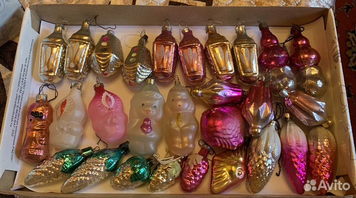Елочные игрушки СССР