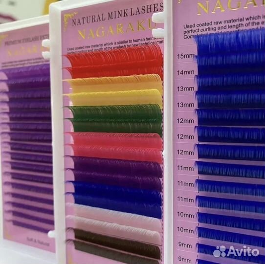 Ресницы для наращивания nagaraku / готовые пучки