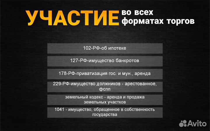 Выкуп имущества, торги, аукцион