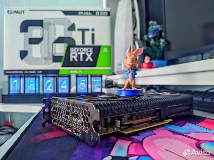 Видеокарта Palit RTX 3060 Ti Dual OC 8 Гб
