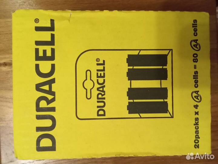 Батарейки duracell plus AA