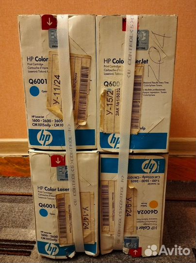 Картриджи hp 124a(6001,6002,6003a)