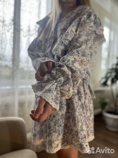 Костюм муслиновыйс летней юбкой