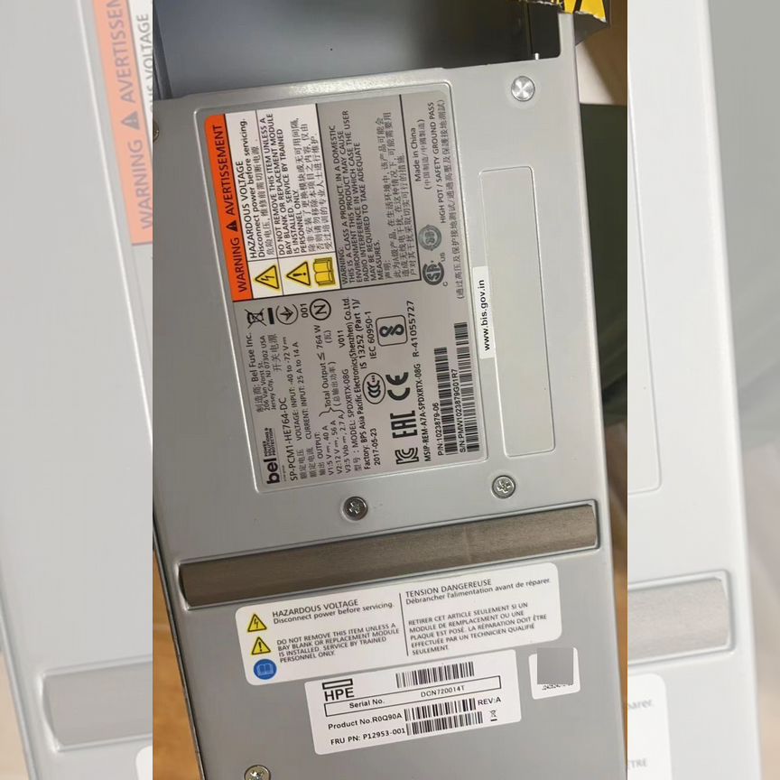 [R0Q90A] Блок Питания Hp R0q90a P12953-001 Msa 764w