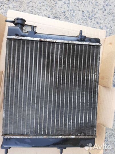Радиатор охлаждения на hyundai accent