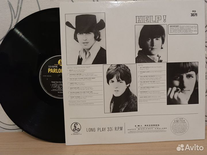 The Beatles - Help (LP) 1965/2012 UK & Europe