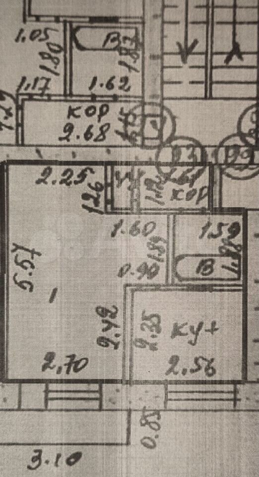 1-к. квартира, 27,6 м², 3/5 эт.