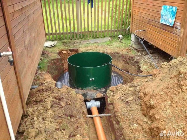 Септик био Кристалл Даолос 8 с переливом