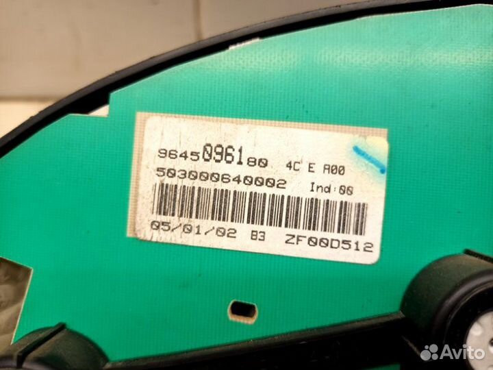 Панель приборов Peugeot 206 5DR хейтчбек KFX 10FS