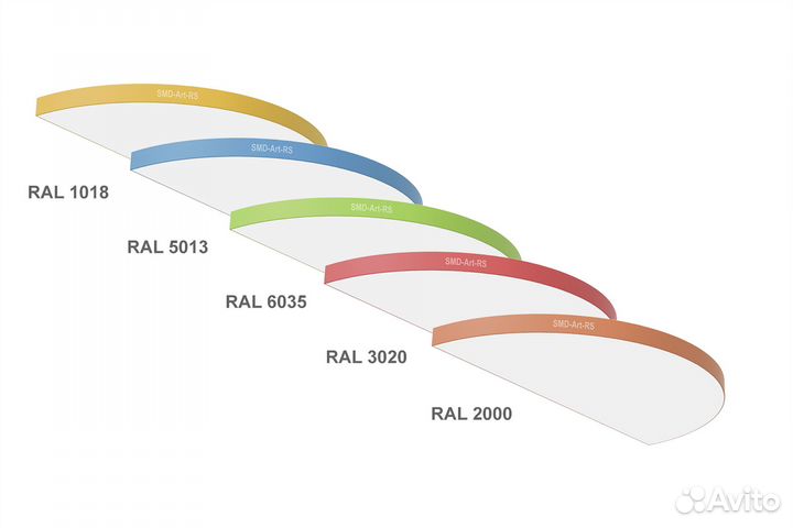 Светодиодная потолочная люстра в форме полукруга