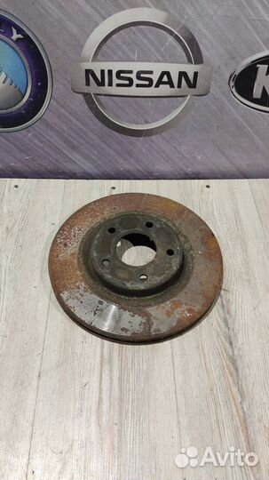 Тормозной диск перед Nissan qashqai J10 Лев, Прав
