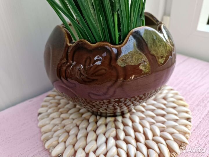 Кашпо горшок для цветов керамика