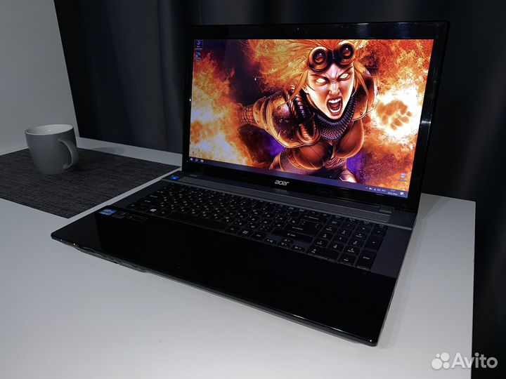 Большой игровой Acer 17 i5 8gb ssd512gb GT650m 2gb