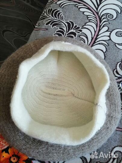 Берет женский, шерсть70, акрил 30