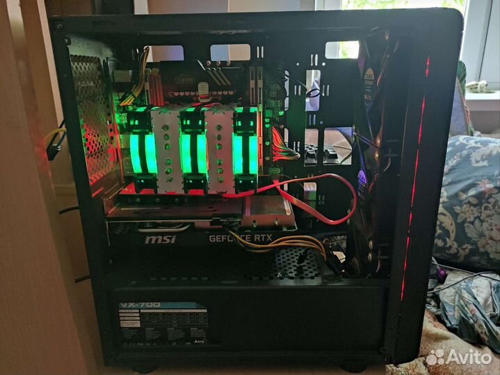 Игровой пк, RTX 3060Ti, Xeon E5 1650, SSD 1TB