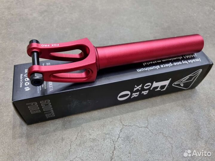 Вилка Fox Rro YX SCS 110/120 мм Red (Новая)