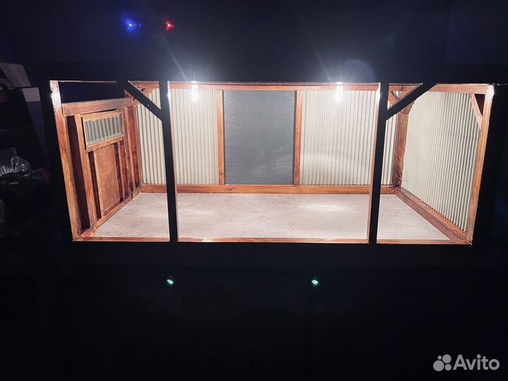 Гараж диорама для масштабных моделей CMC 1:18