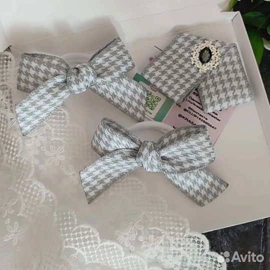 Комплекты и бантики для школы. Ручная работа